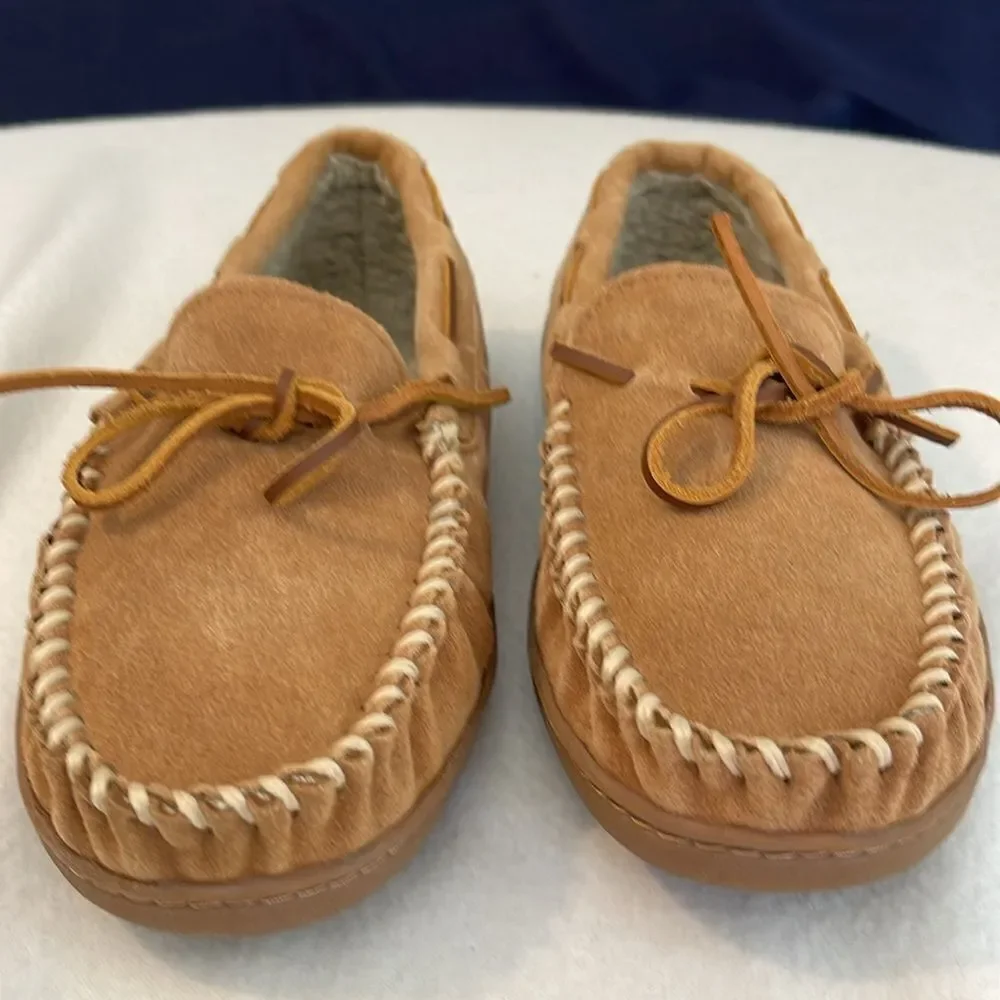 Men’s Minnetonka Pile Lined Hard Sole Mocassins